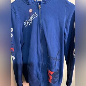 Los Angeles Dodgers by Victoria Secret  Zip-Up Hoodie